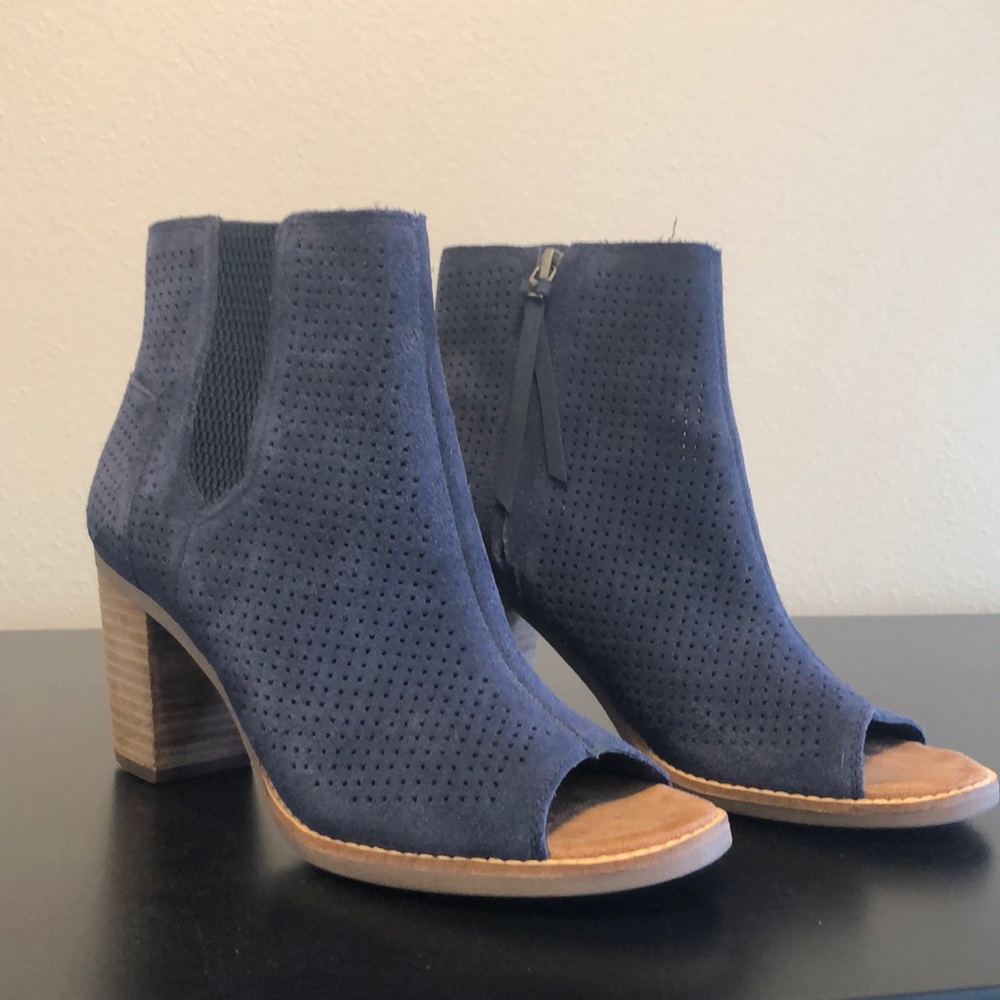 Toms Majorca Peep-toe Bootie